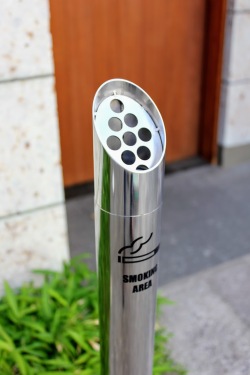 スタンド灰皿○ステンレス製【Made in Japan】 建資Low